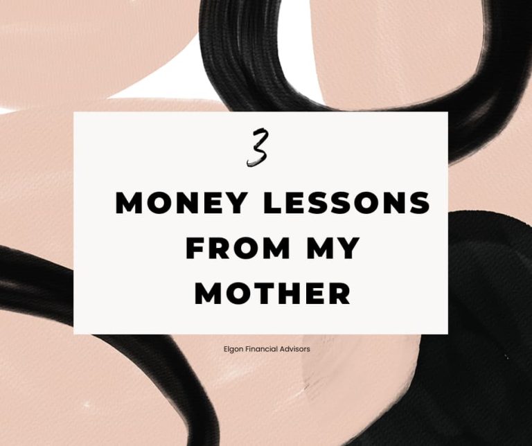 money lessons from my mother