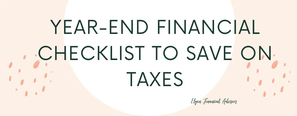 What Issues Should I Consider Before The End of the Year