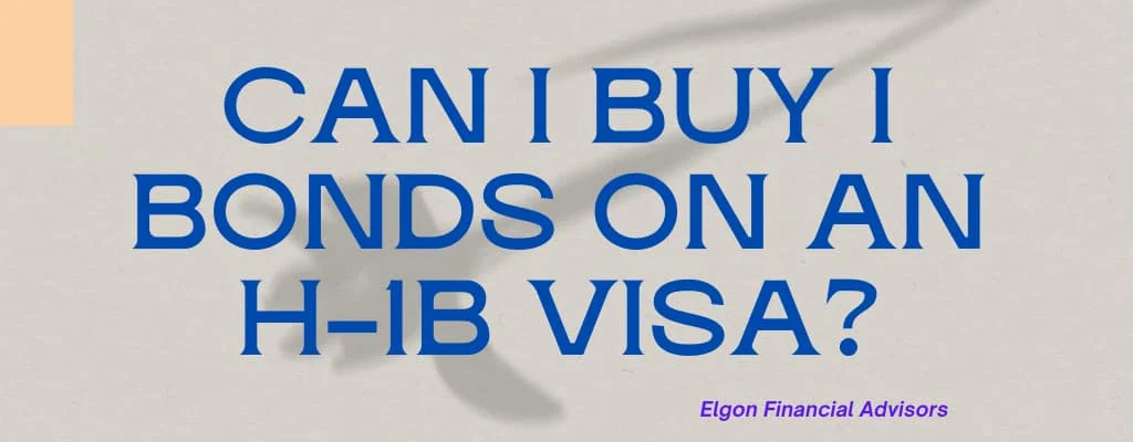 Can i buy I Bonds on h-1b Visa